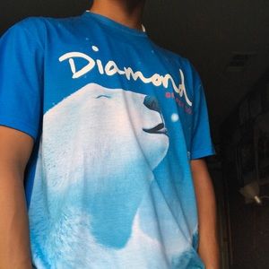 Polar Bear Coca-cola Diamond T-shirt